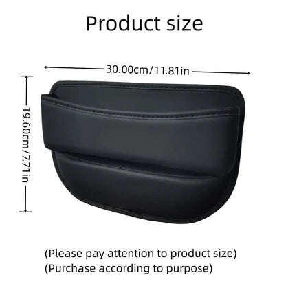 Universal Car Seat Gap Organizer PU Leather Console Side Pocket Auto Crevice Filler Storage Box Interior Accessory