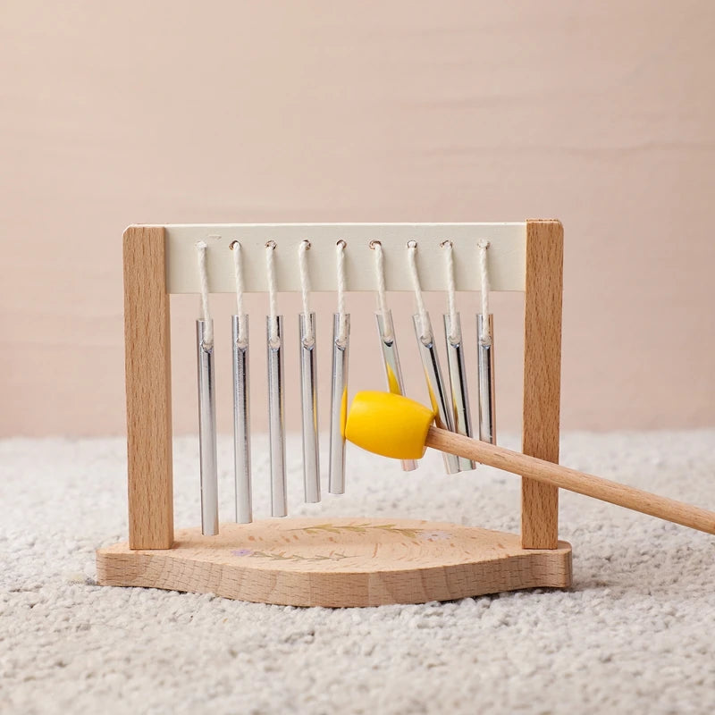 Montessori Music Instruments Baby 0 12 Months Toys Drum Xylophone Kids Early Educational Wooden Instruments Baby Toys Musical