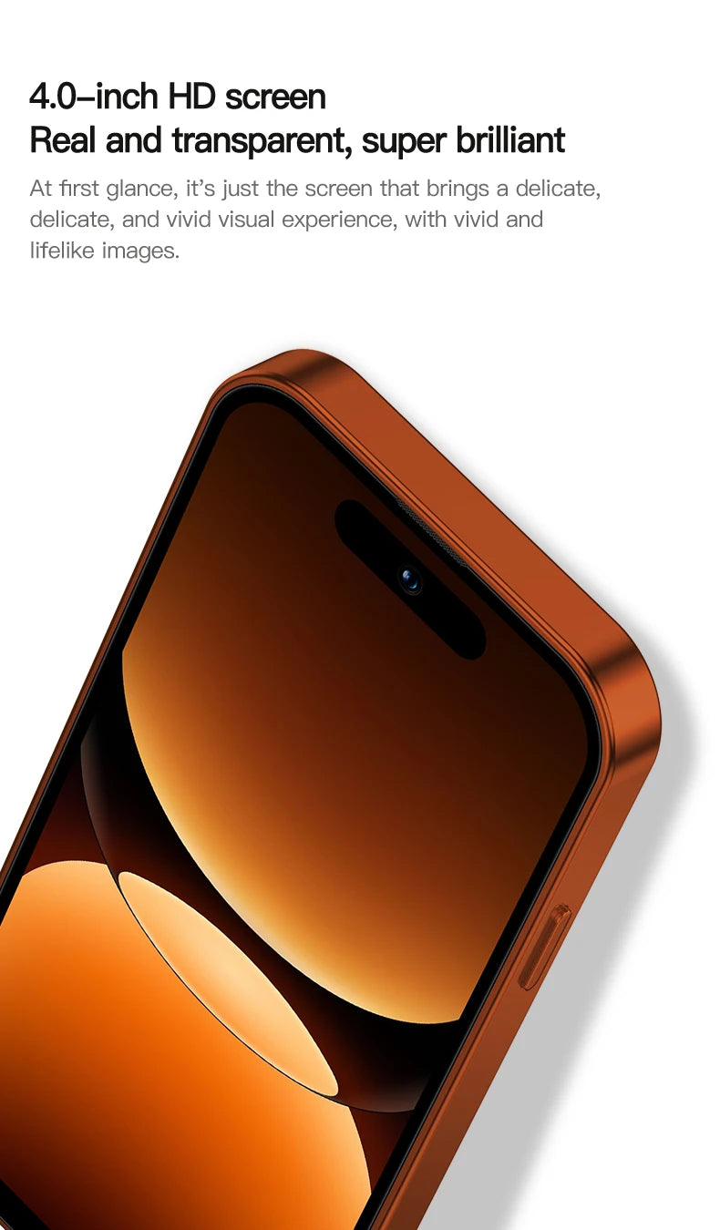 SERVO 4G LTE Mini Smart Mobile Phone Android12.0 OS 2GB+16GB WhatsAPP Play Store WiFi Dual SIM Standby 4.0inch Pocket Smartphone