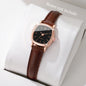 Fashion Small Dial Women Quartz Watch Ladies Simple Leather Band Wristwatches（Without Box）