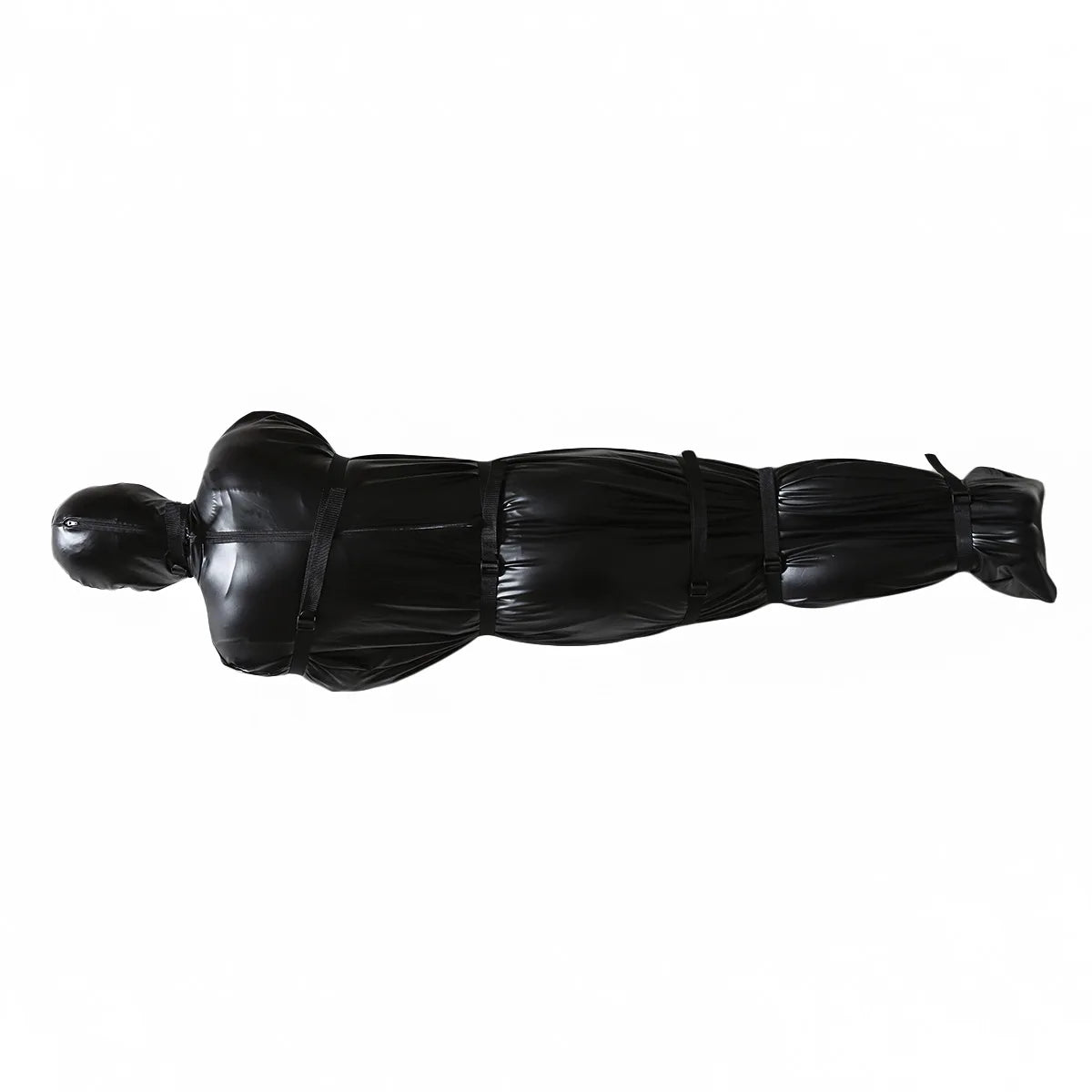 Sex Slave Binding Straitjacket Erotic Costume BDSM Bondage Mermaid Mummy Restraint Bags Sleeping Bag Leather Bodysuit Arm Binder