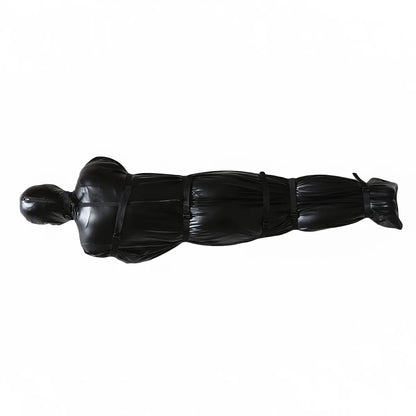 Sex Slave Binding Straitjacket Erotic Costume BDSM Bondage Mermaid Mummy Restraint Bags Sleeping Bag Leather Bodysuit Arm Binder