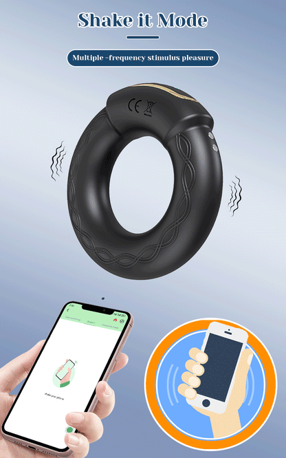 APP Bluetooth Vibrator for Men Cock Ring Penis Vibrating Penis Delay Trainer Cock Ring Glans Massager Male Sex Toys for Adult 18