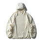 Unisex Lightweight Cloud Velvet Hooded Quick-Dry Shirt for Outdoor Sports: Classic Hood, Elastic Cuffs & Brand Logo Details