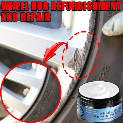100g Car Wheel Scratch Repair Paste, Tire Wheel Scratch Repair Paint Paste - Aluminum Alloy Wheel Repair