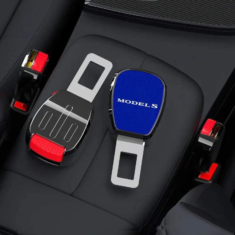 Car Seat Belt Buckle Plug Auto Safety Strap Extension Accessories interior For Tesla model Y 3 S X modelY  model3  modelS