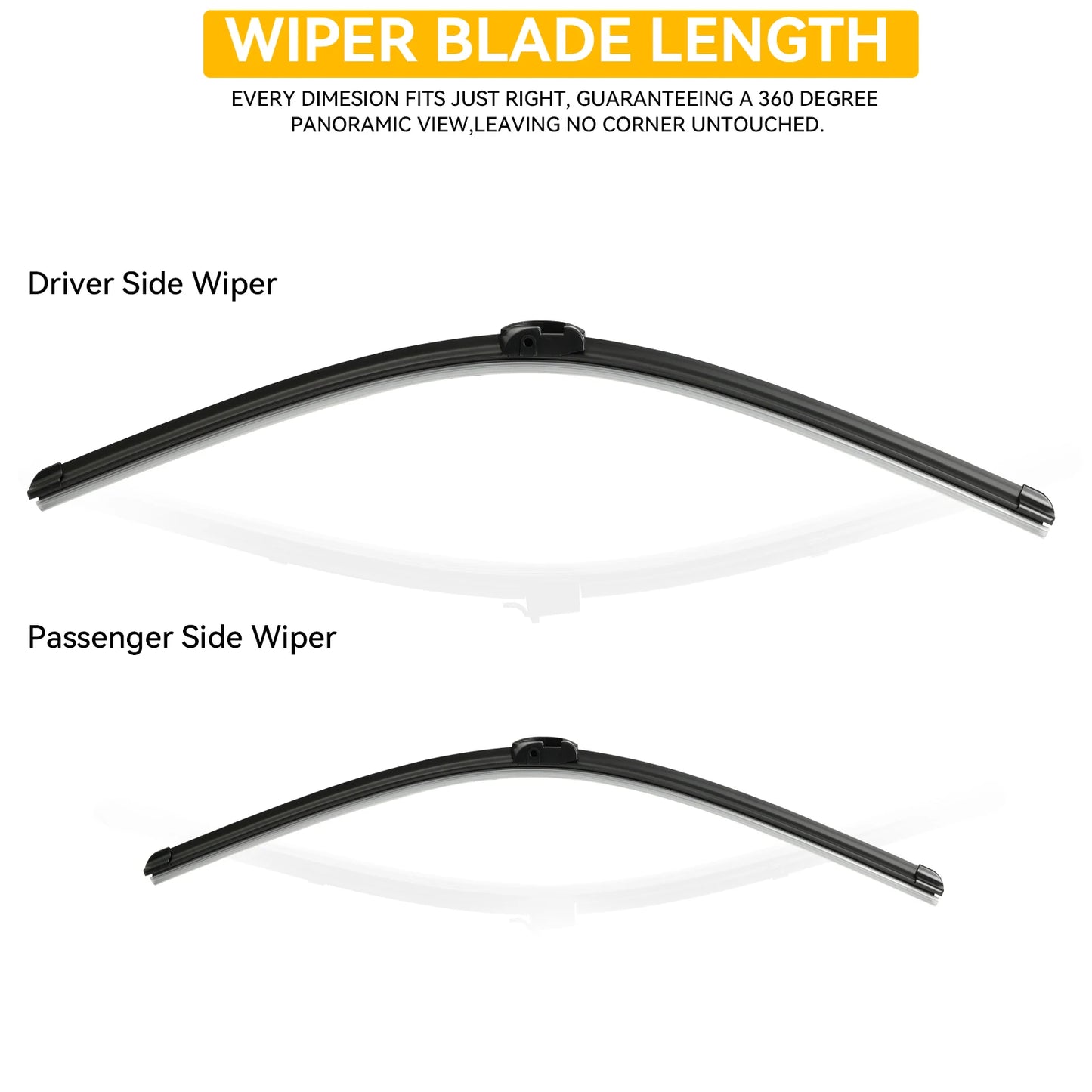 Erick's Wiper LHD Front Wiper Blades For Porsche Cayenne 2007 - 2017 Windshield Windscreen Clean Window Car Rain Brushes 26"+26"
