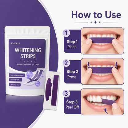 16/8/4pcsWhitening Strips for Teeth, At-Home Smile Care Strips, Easy-Use Oral Beauty Strips for Daily Routine, Bright Smile Appe