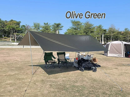 Camping Tarp Waterproof Tent Tourist Awning Shade Garden Canopy Beach Sunshade Outdoor Ultralight Sun Shelter Hiking Backpacking