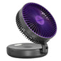 Lenovo 5000mAh 3IN1 Rechargeable Multifunctional Portable Fan Wall Mounted Fan 90° Folding Fan 4 Gears With Warm Night Light