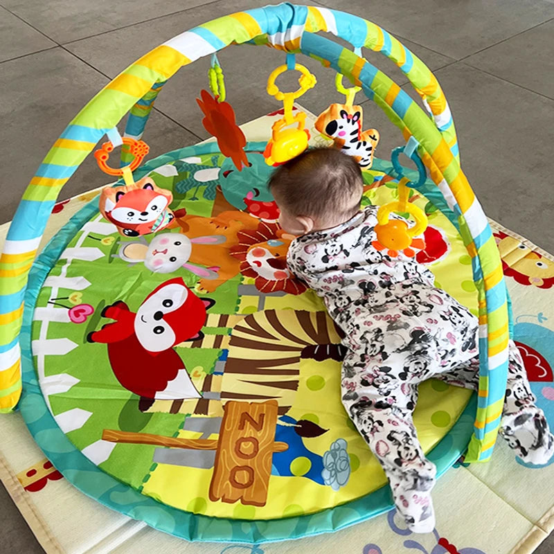 Baby Fitness Frame For Children Play Mat Rack Crawling Blanket Infant Play Rug Gift Kids Activity Gym Mat Kids Toys