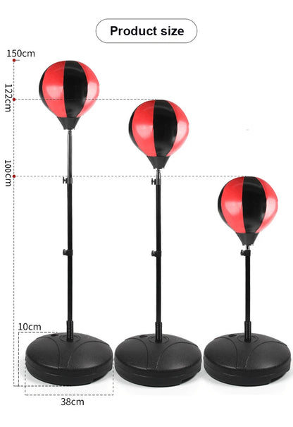 Children's Standing Inflatable Boxing Balls with Hand Pumps Gloves Sports Toys Indoor Outdoor Fun Sports Toy Set Christmas Gifts for Kids Boys and Girls Ship From Germany Fast Delivery