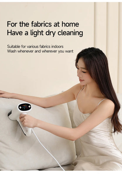 Handheld Powerful Adsorption Vacuum Steamer Iron 2 in 1 Steam Ironing Dry Ironing Garment Steamer Smooth Out Stubborn Wrinkles