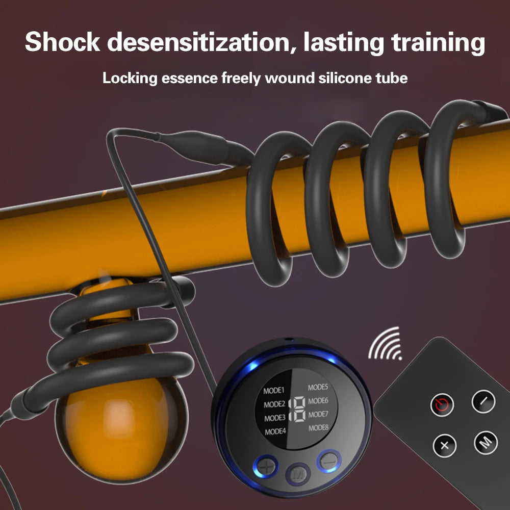 Electric Shock Metal Penis Ring Electric Penis Enlarger Massage Cock Ring Medical Themed Toys Stimulate Adult Sex Toys For Men