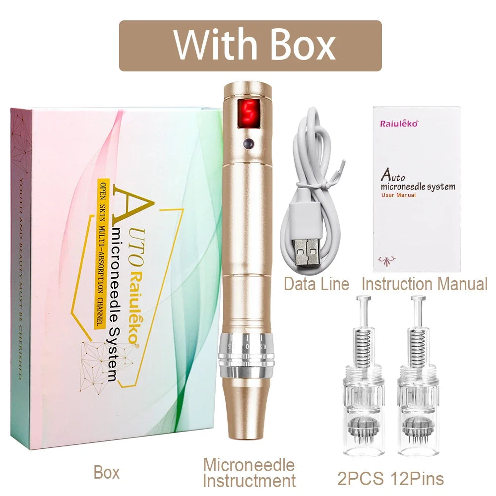 Ultima Dr.imp Pen Wireless Derma Rolling Dermapen Microneedling Cartridge Mesotherapy Auto Micro Needles Exfoliate Shrink Pores