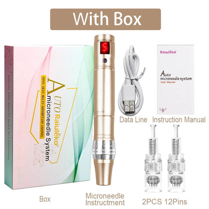 Ultima Dr.imp Pen Wireless Derma Rolling Dermapen Microneedling Cartridge Mesotherapy Auto Micro Needles Exfoliate Shrink Pores