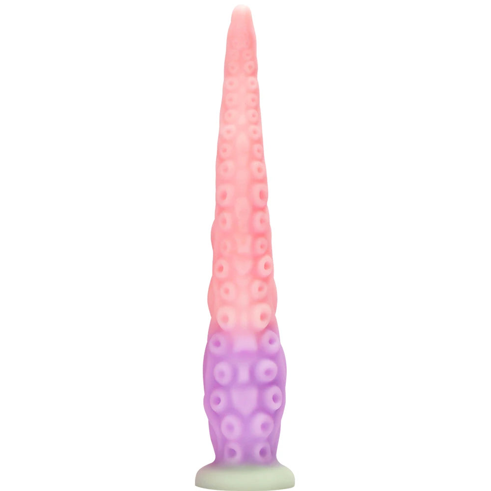 Different Size Tentacles Anal Plug Adult Sex Toy G-spot Clitoris Anal Area Stimulation Made of Soft and Safe Liquid Silicone.