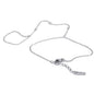 Yhpup Trendy Stainless Steel Zircon Beads Back of Hand Chain Finger Bracelet Fashion Chic Sexy Jewelry Waterproof Wholesale Gift