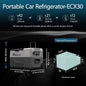 Alpicool T50 50L Compressor Cool Box 12 V Portable Fridge Electric Freezer Box Small Freezer for Car Camping, Truck, Boat and Socket with USB Port, -20°C to 20°C