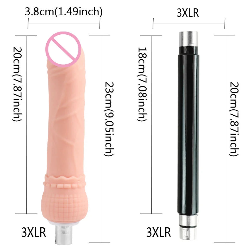 FREDORCH Upgraded Sex Machine for Women with Dildos Automatic Masturbation Machine Pump Gun Love Machine Couple Sex Toys