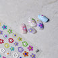 Line Flower Powder Blusher Love Heart High Quality Jelly Series Adhesive Nail Sticker Nail Art Decoration Decals Design T-2830