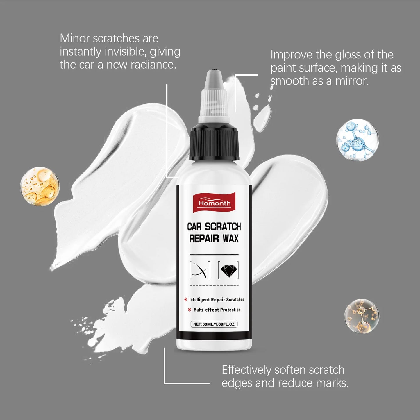 Car Scratch Remover for Autos Body Paint Scratch Care Auto Car Care Polishing and Polishing Compound Paste Car Paint Repair
