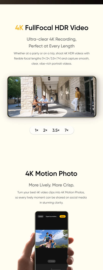realme Smartphone 16 Pro Plus 5G 200MP Luma Color Camera 50MP Telephoto Camera 700omAh Battery 80w Charge Snapdragon 7 Gen 4