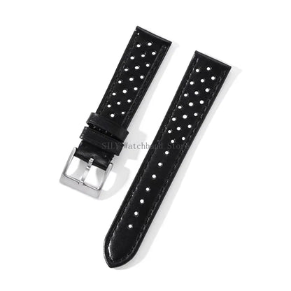 Breathable Leather Strap Men Women Universal Cowhide Watchband Business Wristbelt Band Sport Bracelet Accessories 18mm 20mm 22mm