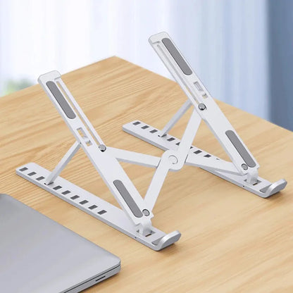 Foldable Portable Laptop Stand Adjustable Computer Monitor Holder for MacBook iPad Air Tablet Notebook Base Desk Mount