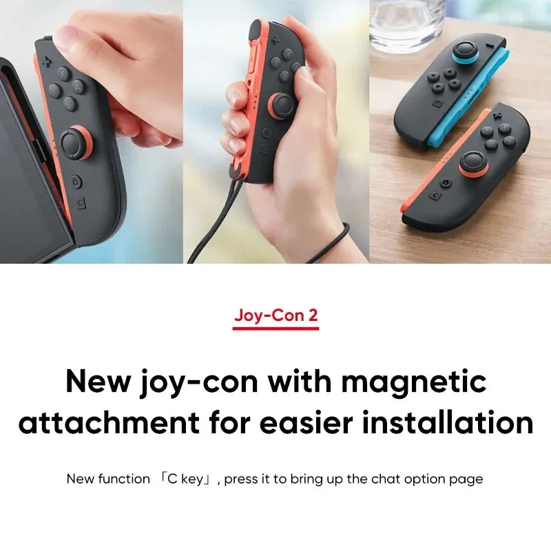 Nintendo Switch 2 Portable Game Console, 7.9 Inch Screen, 120Hz, with Joy-Con 2, Hdr, Magnetic Tv Mode, Laptop Pc