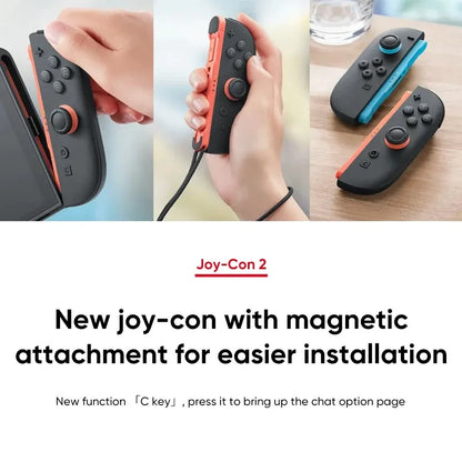 Nintendo Switch 2 Portable Game Console, 7.9 Inch Screen, 120Hz, with Joy-Con 2, Hdr, Magnetic Tv Mode, Laptop Pc