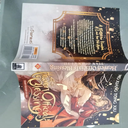 8 books/set Heaven Official's Blessing novel book volume 1-8 ( English version ) Tian guan ci fu write by  Mo xiang tong chou