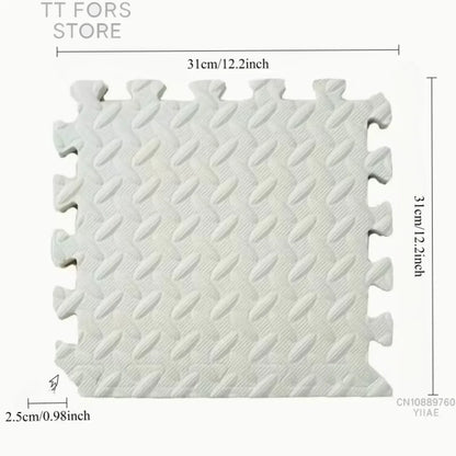 4/8-Piece Pack 2.5cm Thick Baby Play Mat BPA-free Non-slip Baby Crawling Puzzle Mat Children's Activity Mat Suitable for Nursery