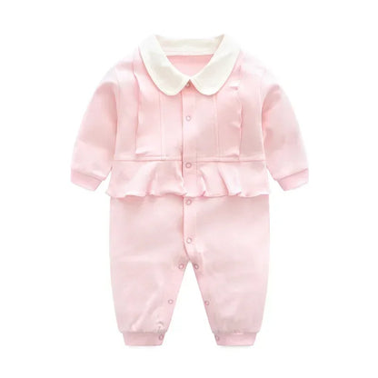 Spring Autumn Newborn Baby Boy Rompers Cotton Girls Clothes 0 to 12 Months Comfortable Babies Jumpsuits Clothing Onesies