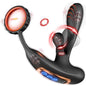 360° Circular Kneading Anal Vibrator Male Prostate Massager with Cock Ring 3 in 1 L-Shaped Vibrators Adult Anal Sex Toy for Gay