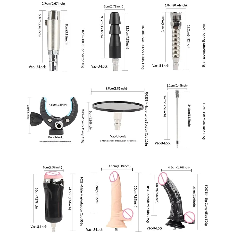 F21S-200W Powerful Sex Machine F21S Automatic Masturbation Toy with Dildo Attachments Wireless/Wired Control App Compatible for Men And Women