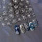 Shiny Blowing Bubble Nail Decorations Stickers 5D Shell Light Love Cat Bubble Transfer Slider Sticker DIY Summer Manicure Decals