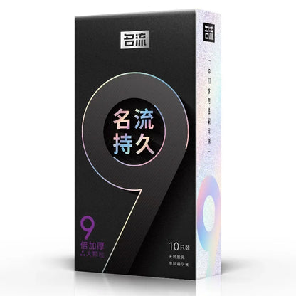 10pcs 9x PERSONAGE Extra Thick Ejaculation Dotted Condoms Physical Delay Smooth Lubrication Intimate Sex Toys Adult Goods