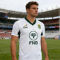 2026 m. Naujas geriausiai parduodamas vyriškas Pietų Afrikos „Springboks“ žaliai auksinis regbio džersis su FNB rėmėjo „Protea“ logotipu, greitai džiūstantis paplūdimio drabužis vyrams