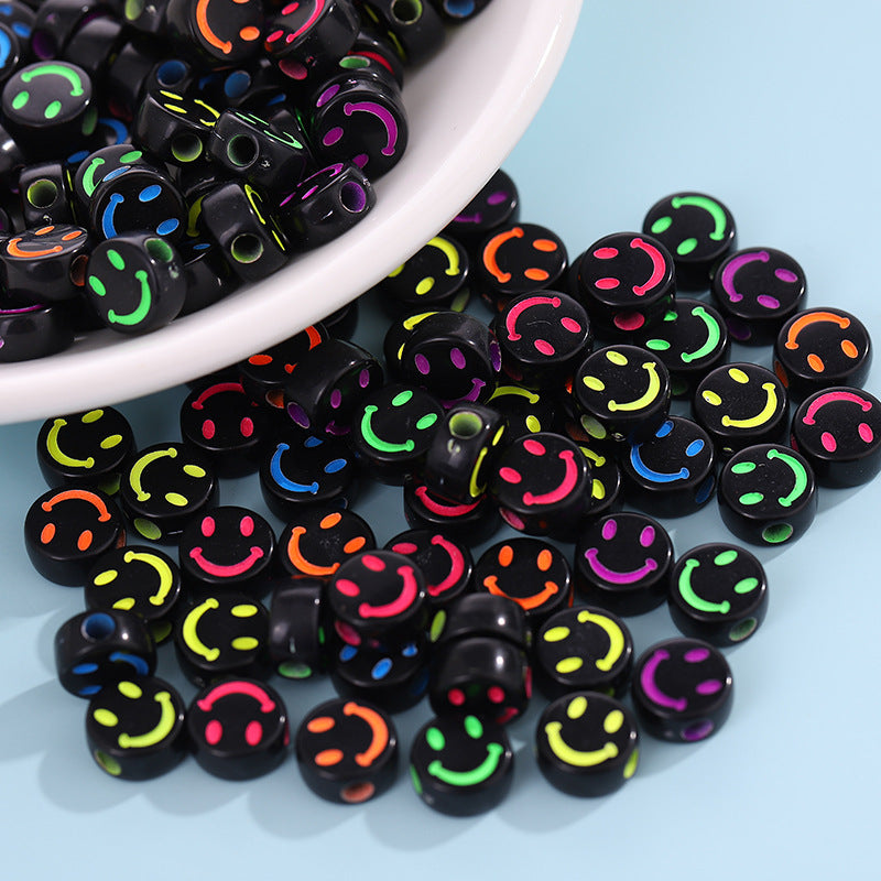 Hot! 100Pcs/Lot 6mm Mixed Many Kinds Acrylic Cube Square Number&Alphabet Letter Beads for Bracelet Necklace Jewelry Making DIY