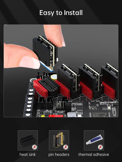 BIGTREETECH BTT SKR 3 EZ 32Bit Motherboard EZ5160 Pro TMC2208 Upgrade SKR2 Control Board For Raspberry Pi Ender3 Ender5 Printer