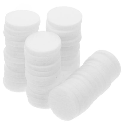 50pcs Perfume Diffuser Cotton Pads Refill Pads for Essential Oil Necklace Aroma Pendant Car Air Freshener Interior Accessories