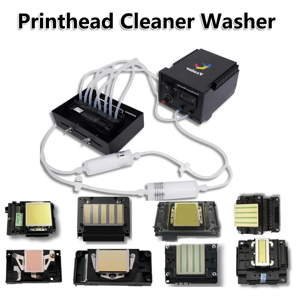 Printhead Cleaner Washer DTF Cleaning Machine Kit For Epson L1800 L805 I1600 I3200 4720 XP600 DX6 DX5 DX7 L3115 L360 Unclog