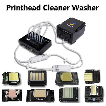 Printhead Cleaner Washer DTF Cleaning Machine Kit For Epson L1800 L805 I1600 I3200 4720 XP600 DX6 DX5 DX7 L3115 L360 Unclog