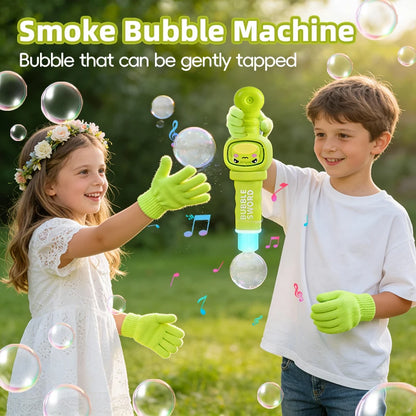 Elastic Bubble Fog Magic Wand Cute Animal Smoke Bubble Machine Summer Party Outdoor Toy Colorful Lighting Bubble Blowing Machine