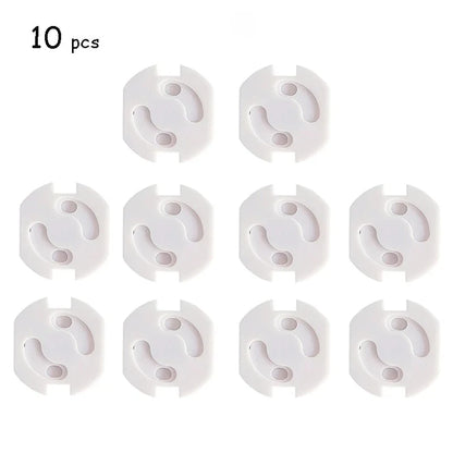 Baby Safety Socket Covers 10pcs Electrical Plastic Outlet Protectors Child Safe Socket Security Protection