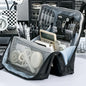 Washable Pencil Case Organizer, Large Capacity Multi Compartment Mesh Pocket Storage Bag for School Office Travel, Unisex Gift