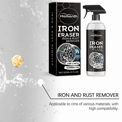 Universal Vehicle Rust Treatment Spray Dissolve Old Rust Prevent Re-rust Ideal For Car Detailing Garage Home Metal Cleaning Work