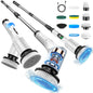 Electric cleaning brush, waterproof long-handle, multi-functional household floor brush, electric brush, floor scrubber
