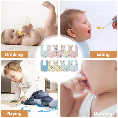 10/20pcs Baby Bib Set for Boys & Girls Breathable Baby Feeding Bibs Skin-friendly Drool Bib Set Drooling and Teething Bibs